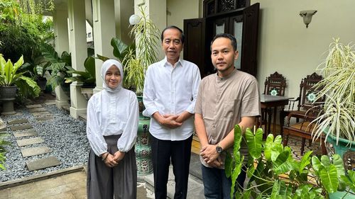 Saat Respati-Astrid Dapat Ucapan Selamat dari Jokowi Setelah Unggul di Pilkada Solo...