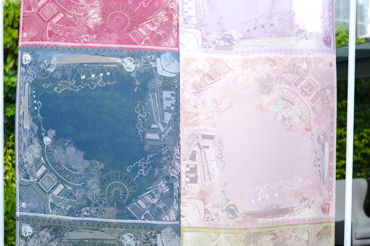 Koleksi Aurelie Scarf Kolaborasi Aurel Hermansyah dan Klamby