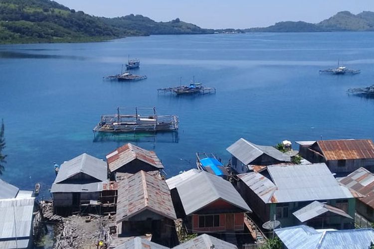 Pulau Kojadoi di Kabupaten Sikka, Nusa Tenggara Timur, Sabtu (11/5/2019).