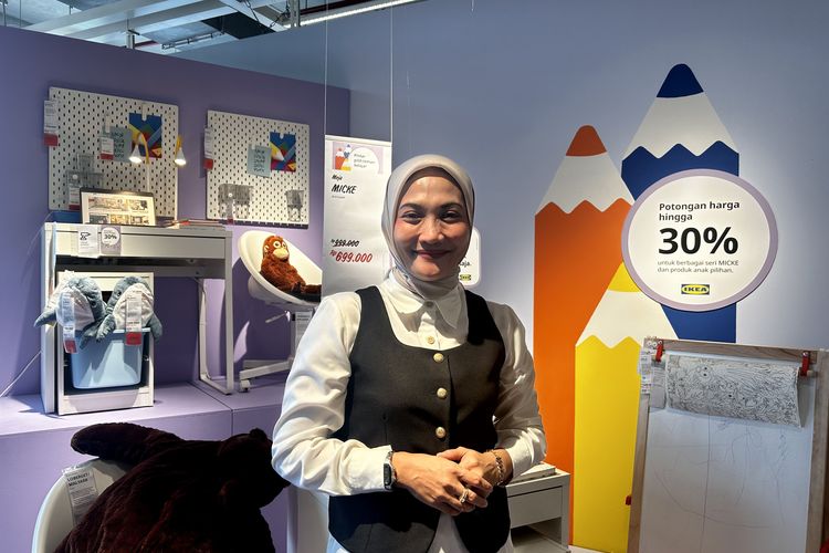 Perencana Keuangan Profesional Rista Zwestika Reni CFP®, WMI, WPS dalam talkshow ‘Cara Cerdas Kelola Keuangan: Persiapkan Anak Kembali ke Sekolah’ di IKEA Jakarta Garden City, Kamis (19/6/2025).