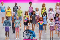 Barbie Luncurkan Boneka dengan Beragam Bentuk Tubuh dan Warna Kulit
