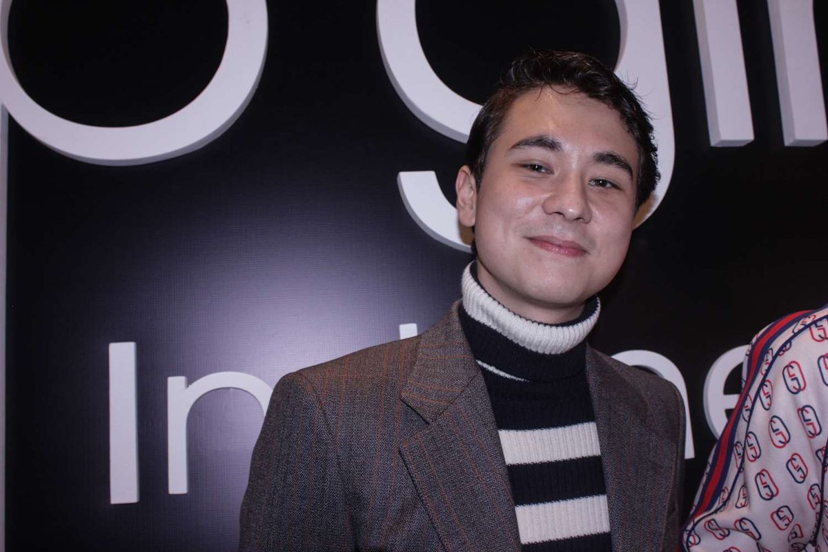 Jerome Kurnia menghadiri Peluncuran serial GoPlay Original  Gossip Girl Indonesia di CGV Grand Indonesia, Menteng, Jakarta Pusat Kamis(6/2/2020). Gossip Girl Indonesia karya Nia Dinata Tayang di Goplay pada 14 Februari 2020.