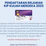 Kemendikbud Buka Lowongan Relawan KIP Kuliah 2023, Segera Daftar