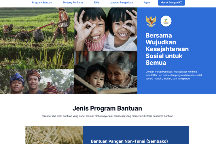 Cara Daftar Bansos lewat Perlinsos Kemensos 2026, Bisa dari HP dan Gratis