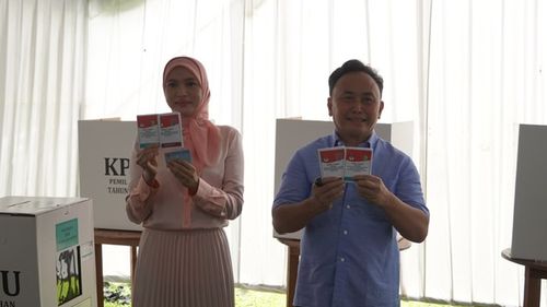 Pantau Pemungutan Suara di TPS, Gubernur Kalteng Ajak Masyarakat Gunakan Hak Suaranya