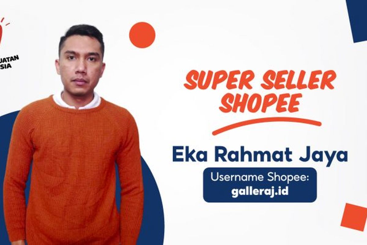 Salah satu penjual berstatus Star Seller pada platform Shopee.