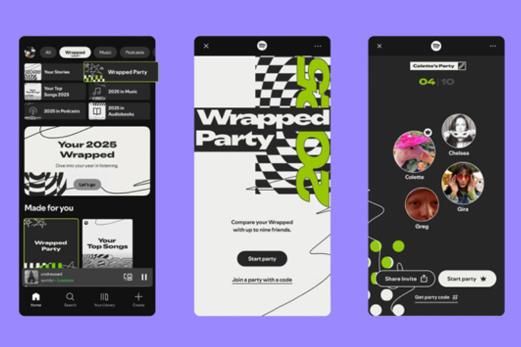 Pada Spotify Wrapped 2025 ini, Spotify menghadirkan sejumlah pembaruan yang memberikan insight lebih mendalam dan kontekstual, termasuk hadirnya Wrapped Party dan Clubs.