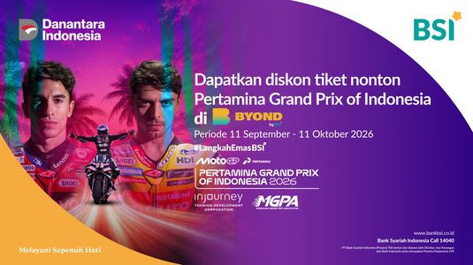 Program Diskon Pembelian Tiket Pertamina Grand Prix of Indonesia 2026