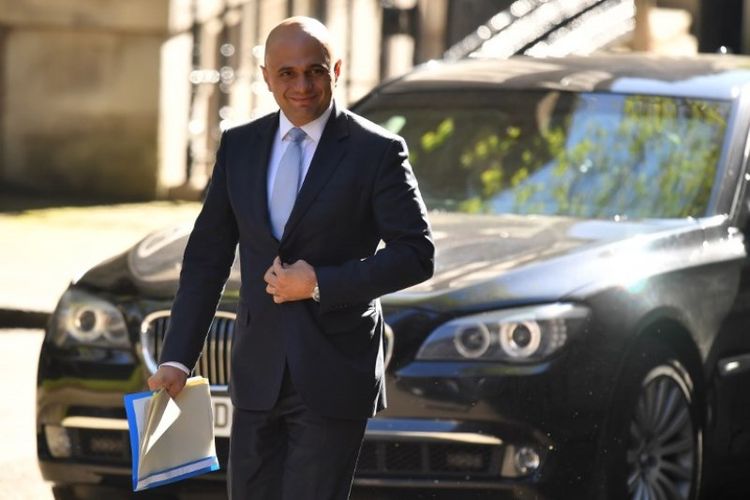 Menteri Dalam Negeri Inggris Sajid Javid. (AFP/Ben Stansall)
