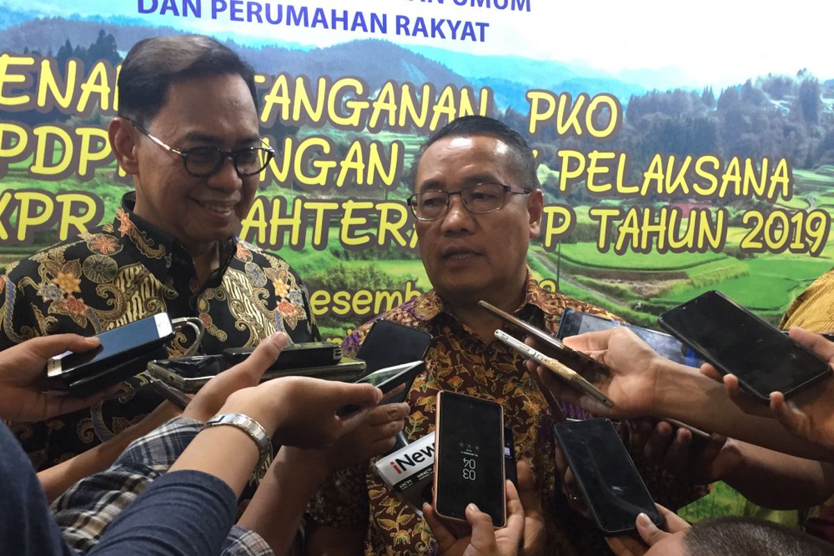 Dirut PPDPP Budi Hartono dan Dirjen Penyediaan Perumahan Khalawi Abdul Hamid