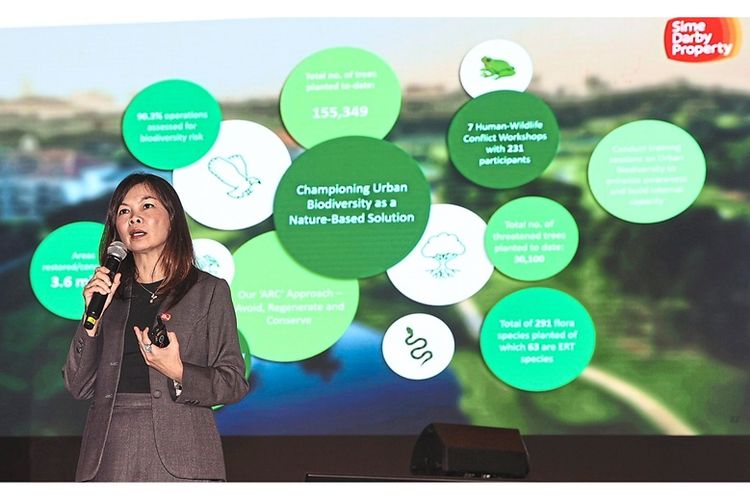 General Manager Sustainability Sime Darby Property (SDP) Dr Yasmin Rasyid Yasmin mengatakan, tujuan SDP adalah membangun ruang tempat manusia dan alam dapat hidup berdampingan serta memungkinkan generasi mendatang untuk berkembang.
