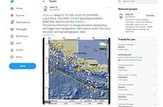 Analisis Gempa Banten M 5,2 Tidak Berpotensi Tsunami