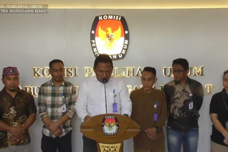 KPU Manggarai Barat Belum Pleno Penetapan Pemenang Pilkada 2024
