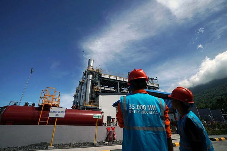 Pembangkit Listrik Tenaga Mesin Gas Mobile Power Plant (PLTG/MG MPP) Ternate, Maluku Utara berkapasitas 30 MW mulai beroperasi, Minggu (18/3/2018)