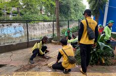"Guiding Block" Mengarah ke Sungai di Bendungan Hilir Telah Dibongkar