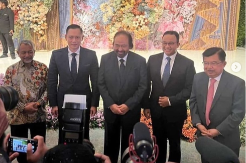 Momen Anies, AHY, Surya Paloh, Syaikhu, dan JK Foto Bersama, Ini Kata Nasdem