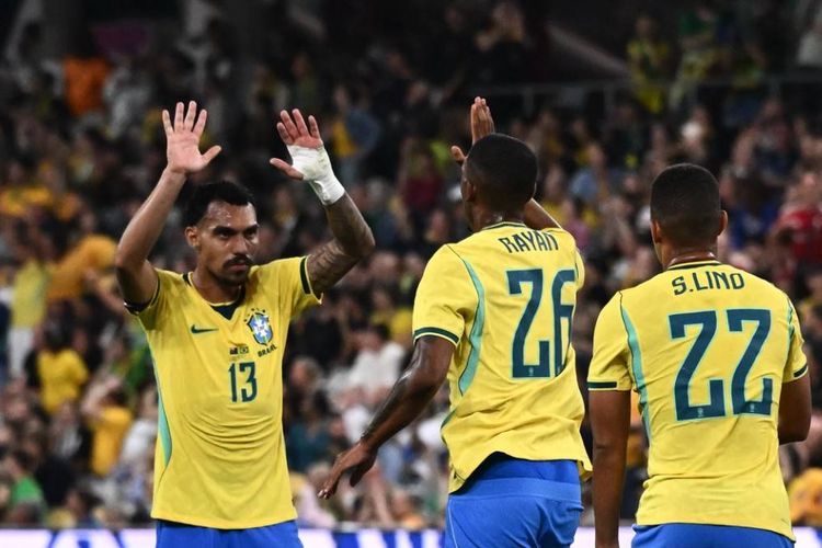Hasil Australia Vs Brasil 1-1, Ancelotti: Laga Sulit, Lapangan Tak Bagus