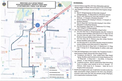Ada Karnaval Jakarta Langit Biru, Sejumlah Rute Transjakarta Dialihkan