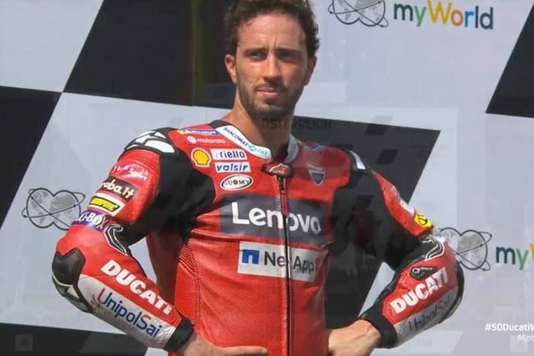 Andrea Dovizioso berhasil memenangkan MotoGP Austria 2020