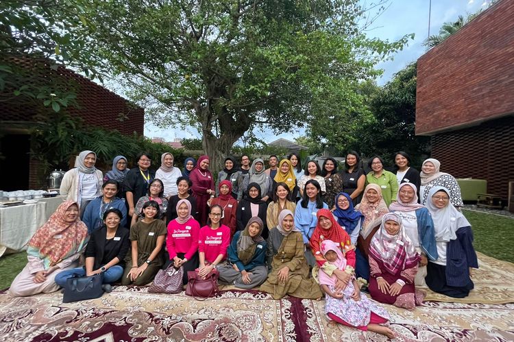 Acara kumpul media dan komunitas pendidikan keluarga, Jakarta, Kamis (13/4/2023)
