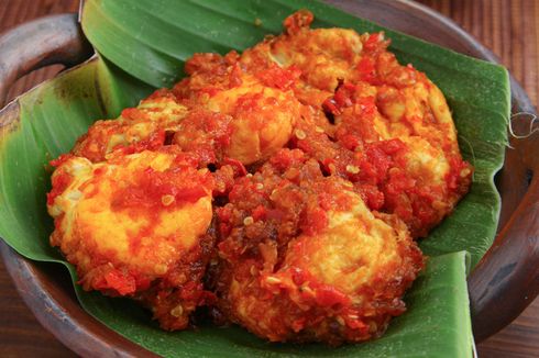 Resep Telur Ceplok Balado Padang, Cara Bikinnya Mudah