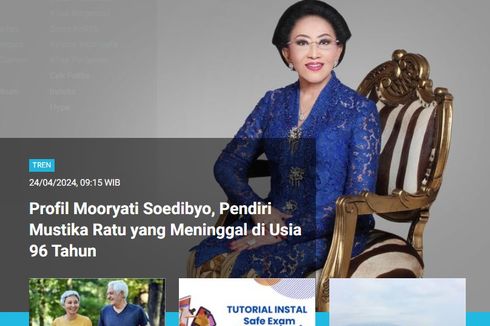 [POPULER TREN] Profil Mooryati Soedibyo, Praktisi Soroti Lowker untuk Lansia