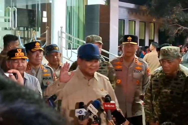 Rapat di Palangka Raya, Prabowo Pastikan Penuhi Kebutuhan Penanganan Karhutla Kalimantan