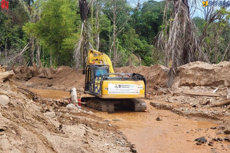 Kementerian PU Atasi Tanggul Jebol Tapanuli Tengah, Pulihkan Akses