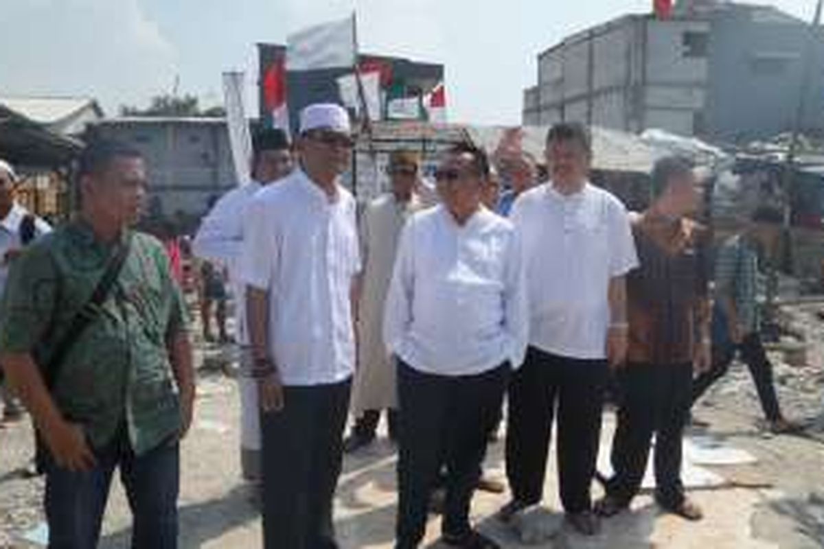 Jumat (13/5/2016), Wakil Ketua DPRD DKI M Taufik menyambangi kawasan Pasar Ikan di Penjaringan, Jakarta Utara.