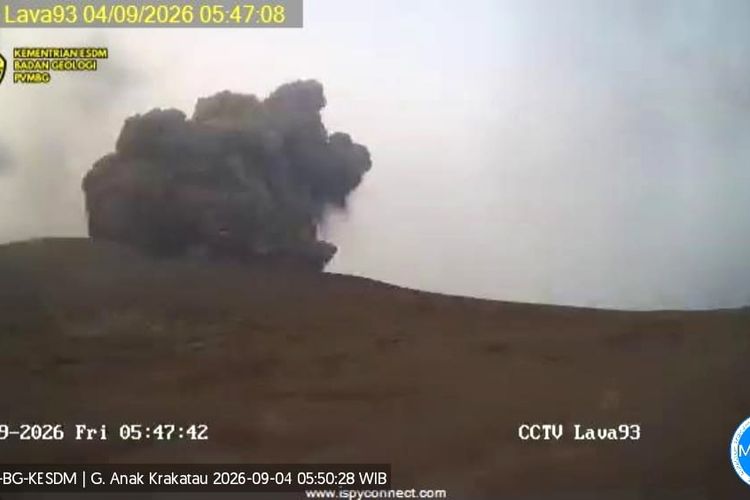 Erupsi Gunung Anak Krakatau, Warga Cinangka Mengungsi hingga Sekolah Diliburkan
