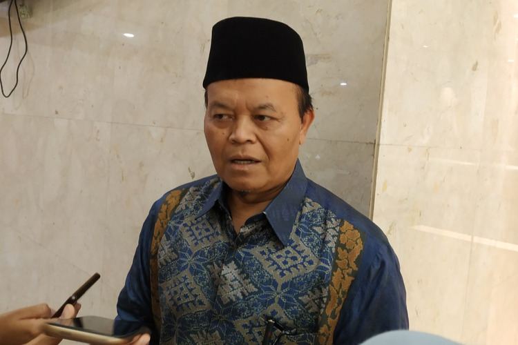 Wakil Ketua Majelis Syuro Partai Keadilan Sejahtera (PKS) Hidayat Nur Wahid di Kompleks Parlemen, Senayan, Jakarta, Rabu (4/9/2019).