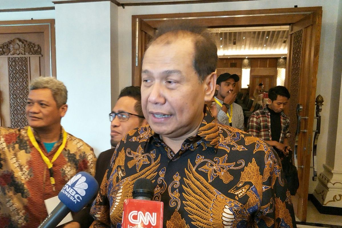 Pemilik CT Corp Chairul Tanjung di Hotel Sahid, Jakarta, Senin (14/1/2019)