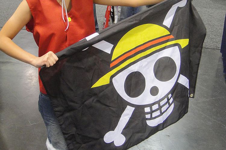 Ilustrasi bendera One Piece. Foto Pop Culture Geek 2012 yang diambil oleh Doug Kline