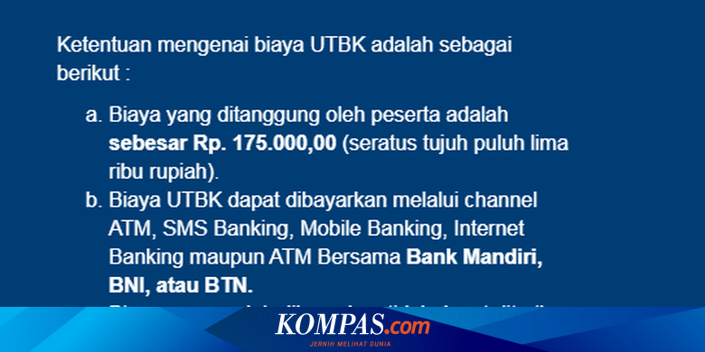 Simak, Jadwal dan Biaya Terbaru LTMPT Serta Ditiadakannya TKA