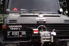 Nopol Tiga Mobil Unimog Milik Pendukung Prabowo Dicek Keasliannya