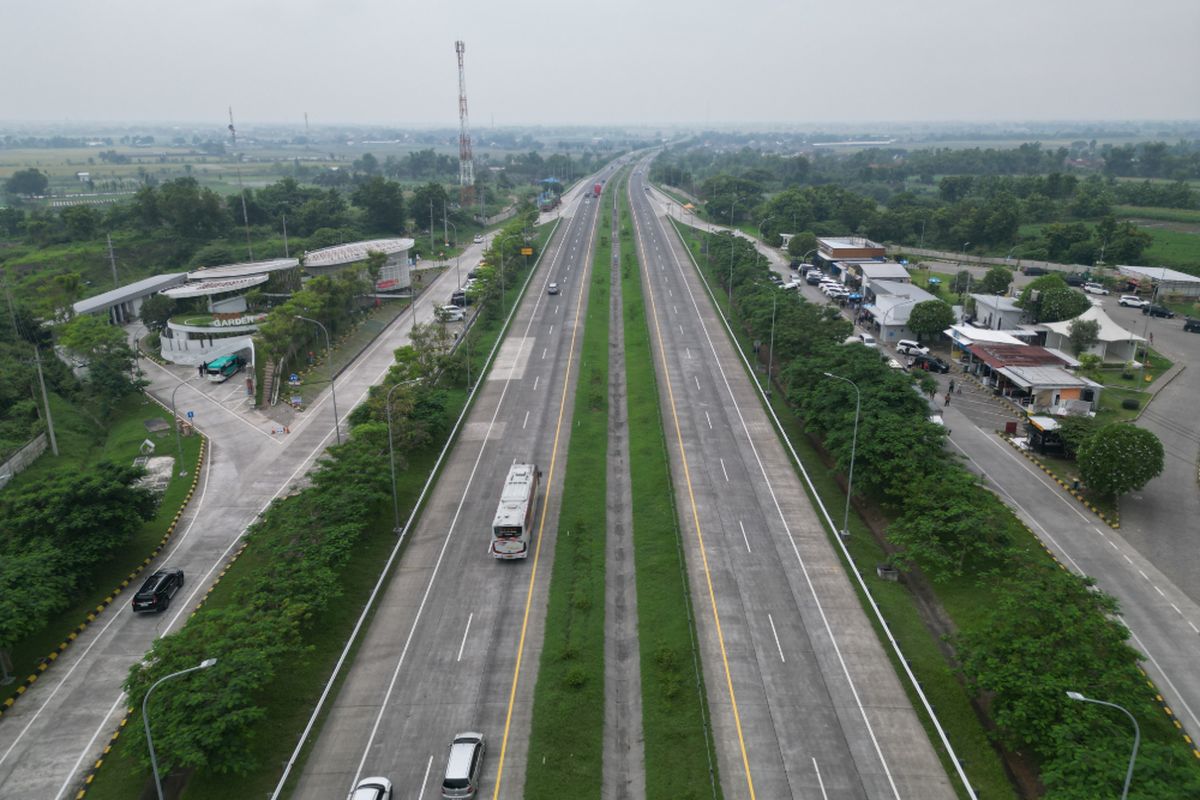 Ilustrasi rest area KM 678A dan 678B tol Jombang-Mojokerto. Foto Dokumentasi Astra Tol Jomo.