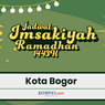 Jadwal Imsakiyah di Kota Bogor Hari Ini, Minggu 10 April 2022