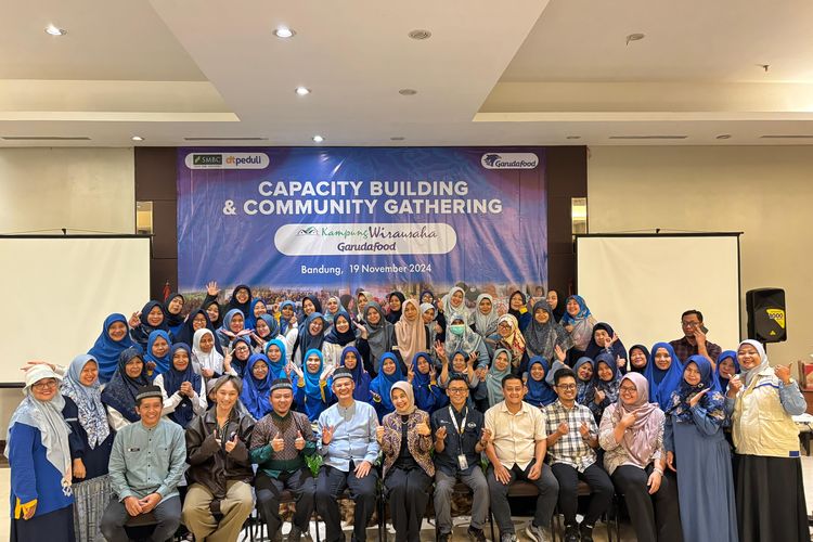 Garudafood melalui Kampung Wirausaha Garudafood memperkuat pengembangan UMKM melalui workshop peningkatan kapasitas di Bandung, Jawa Barat (19/11/2024).