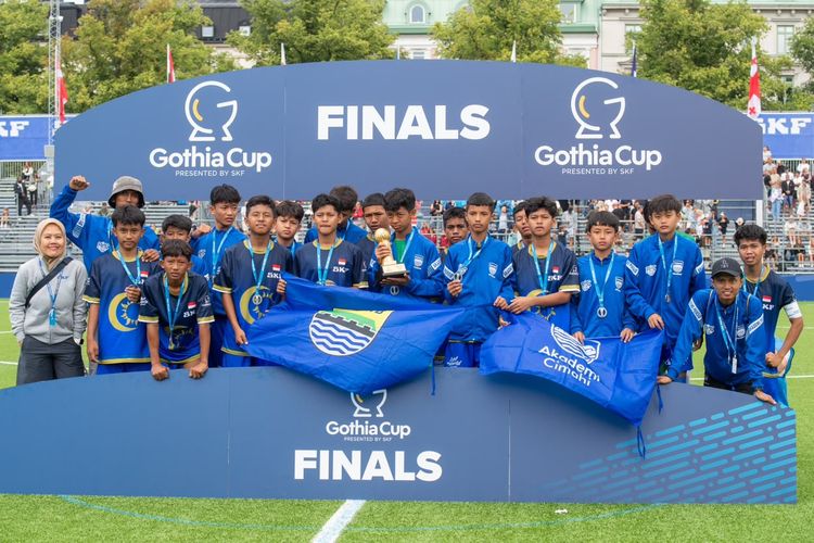 Akademi Persib Cimahi Runner Up Gothia Cup 2026, Putri Tangsel City Cetak Sejarah