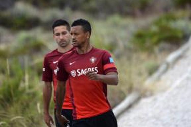 Gelandang Manchester United asal Portugal, Luis Nani.