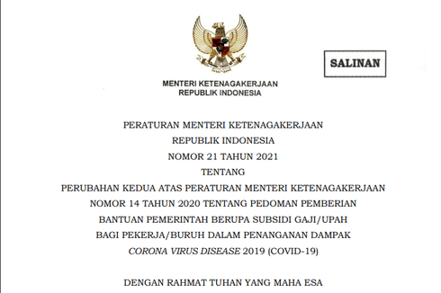 Wilayah Penerima BSU Rp 1 Juta Diperluas, dari DKI Jakarta sampai Papua