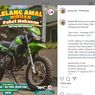 Dr Tirta Lelang Kawasaki KSR 110 untuk Amal, Terjual Rp 120 Juta
