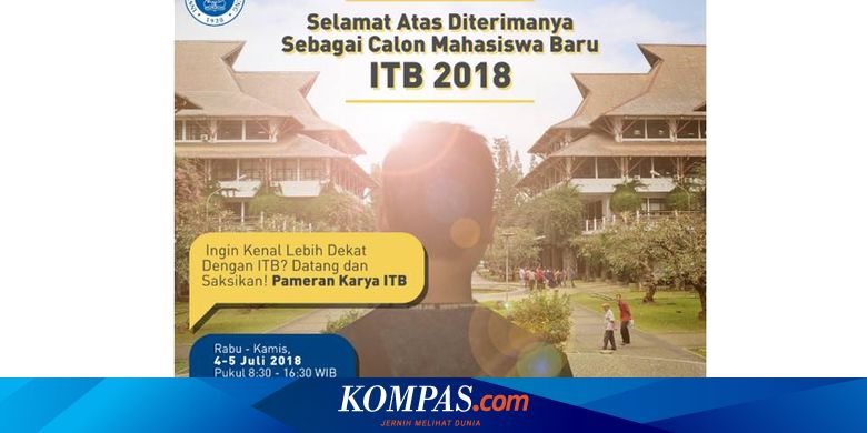 Jadwal dan Cara Registrasi Mahasiswa  ITB  dari Jalur SBMPTN