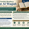 Doa Setelah Membaca Surat Al Waqiah Penarik Rezeki (Arab/Latin)