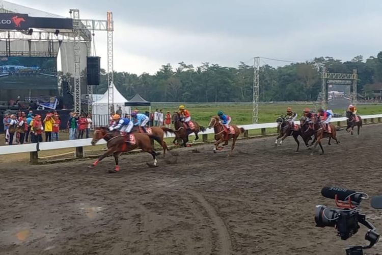 Pacuan Kuda di Tegalwaton, Kabupaten Semarang, Jawa Tengah.