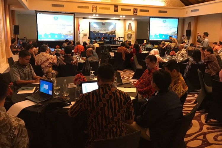 Workshop BPH MIgas di Bali, Kamis (30/8/2018).