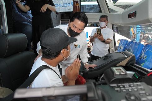 Lepas 12.450 Pemudik Gratis BUMN, Erick Thohir Minta Sopir Bus Tidak Ngebut 