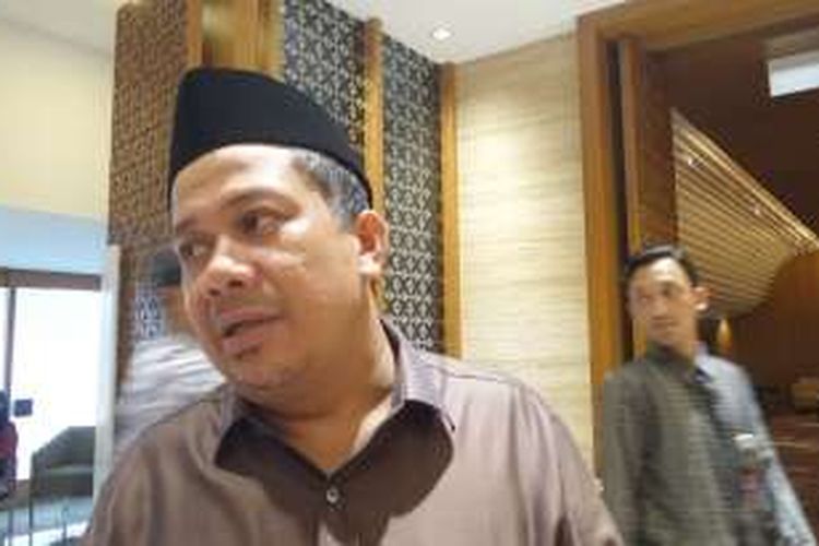 Wakil Ketua DPR RI Fahri Hamzah di Kompleks Parlemen, Senayan, Jakarta, Jumat (22/7/2016)
