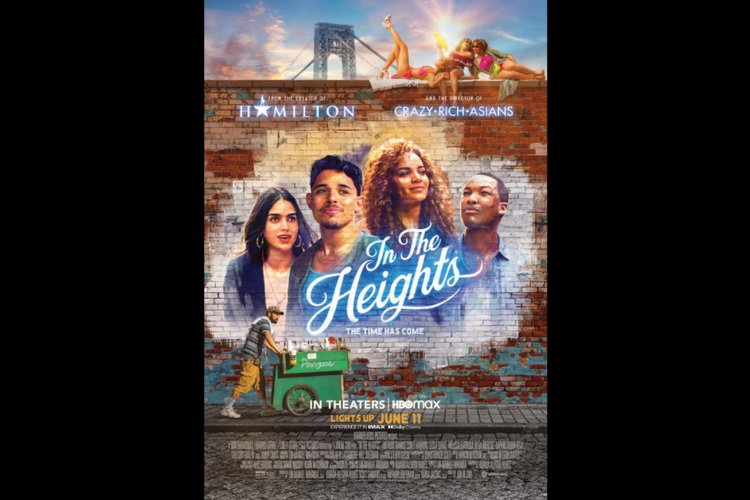 Poster film In the Heights yang akan tayang di CGV pada 9 Juni 2021.