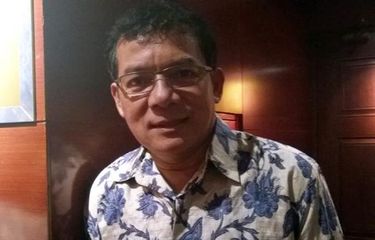 Mathias Muchus dijumpai sesudah acara menonton bareng film Toba Dreams di Djakarta Theater XXI, Jakarta, Kamis (30/4/2015) malam.